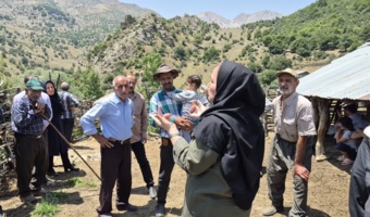 آموزش میدانی مدیریت سلامت دام سبک در مراتع سوادکوه برگزار شد
