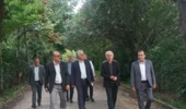 بازدید میدانی دکتر حاجی وند، رییس موسسه جنگل ها و مراتع کشور و تیم همراه به ایستگاه تحقیقات باغبانی قائمشهر
