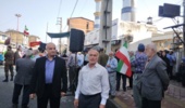 حضور اقتدارآفرین همکاران مرکز تحقیقات کشاورزی مازندران (واحد آموزش سلمانشهر) در رزمایش بزرگ «جانفدا» شهرستان عباسآباد