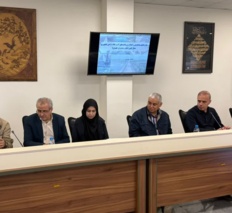 حضور رییس بخش تحقیقات حفاظت خاک و آبخیزداری و سرپرست پایگاه تحقیقات آبخوانداری مرکز در نشست علمی مدیریت تحویل آب در شبکه‌های آبیاری