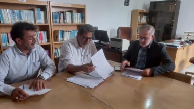 بازدید میدانی مسئولین مرکز از واحد آموزشی شهید حسن‌پور بابلسر/ تأکید بر تقویت «آموزش همراه با تولید»