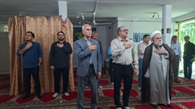 برگزاری مراسم اربعین حسینی در مرکز تحقیقات و آموزش کشاورزی مازندران